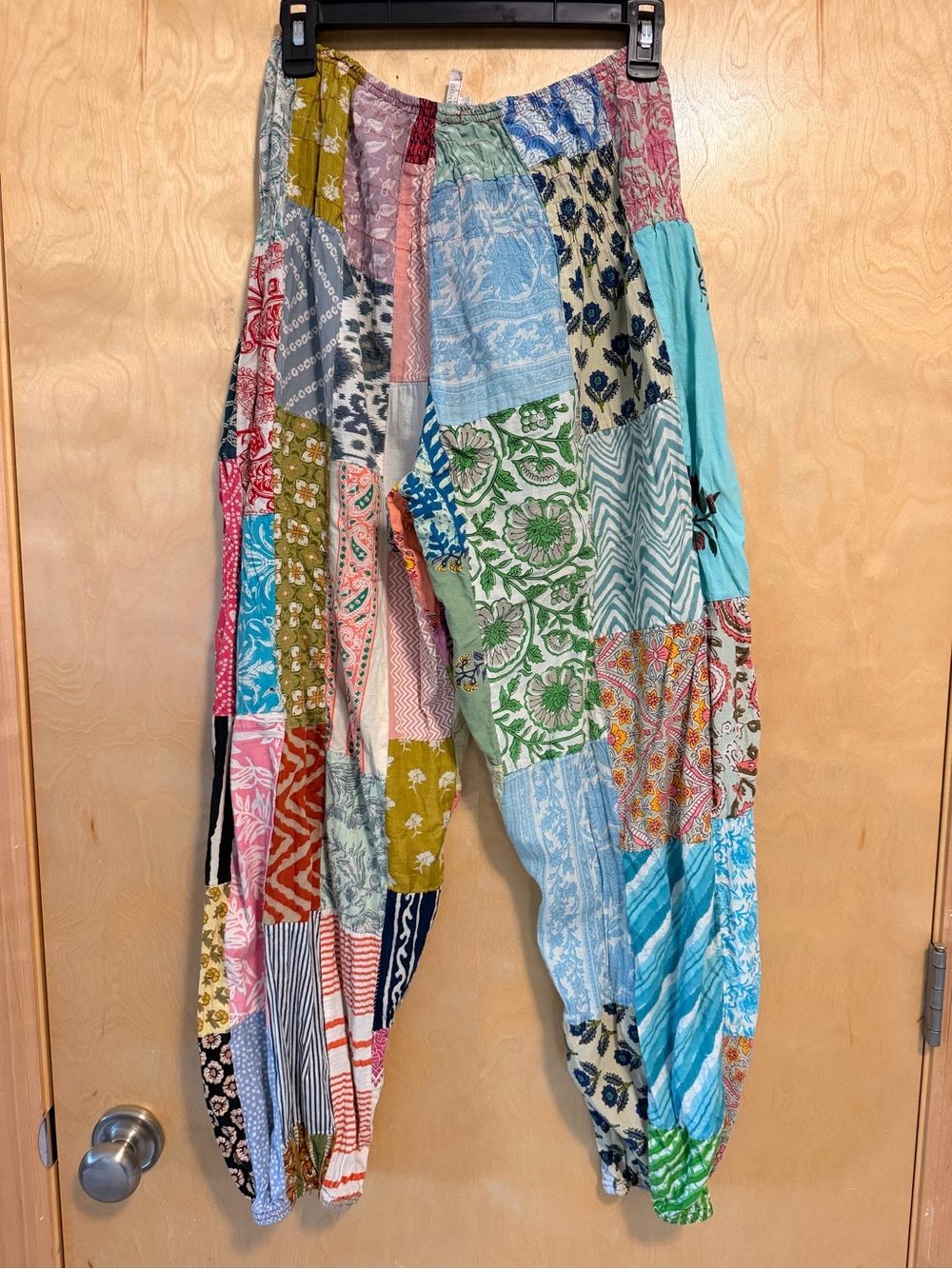 Kathmandu Multicolor Patchwork Cotton Harem Pants - Picture 5 of 8